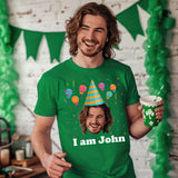 Funny Birthday Shirt, Birthday Photo Shirts, Matching Birthday Party Group Shirt, Custom Face Birthday Shirt, Custom Photo Shirt, Face Shirt