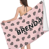 Personalized Beach Towel with Name