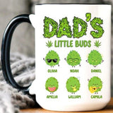 Funny Dad Mug with Kids Names, World's Dopest Dad Mug, Father Daughter Mug, Father and Son, Grandpa Daddy Birthday Gift, Best Dad Ever Gifts