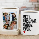 Personalized Coffee Cup With Photo and Text for Dad Husband Son Grandpa