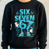 Funny 67 Six Seven Meme Shirt, 6-7 Italian Brainrot Shirt, Funny Retro Graphic Top, Cool Gamer Style T-Shirt, Playful Streetwear Gift