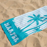 Personalized Beach Towel with Name, Custom Summer Beach Gift for Family & Friends Girls Trip, Custom Name Gift for Family Vacation, Birthday, Kids and Adults