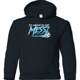 It's About To Get Messi Shirt, Argentina Soccer Tees Sweatshirts Hoodies for Kids and Adult