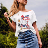 Funny 4th of July Just Here to Bang Shirt for Kids and Adults