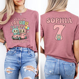Custom Labubu Birthday Shirt, Personalized Labubu Birthday Gift, Custom Birthday Shirt, Cute Birthday T-Shirt