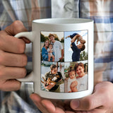 Personalized Coffee Cup With Photo and Text for Dad Husband Son Grandpa