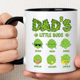 Funny Dad Mug with Kids Names, World's Dopest Dad Mug, Father Daughter Mug, Father and Son, Grandpa Daddy Birthday Gift, Best Dad Ever Gifts