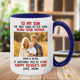 Personalized Mug with Photo and Text - Funny Fathers Day Gifts, Birthday, Anniversary