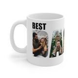 Best Daddy Ever Mug, Custom Father Day Cup, Personalized Photo Collage Mug, Dad Birthday Gift, Father Gift From Son Daughter Wife, Dad Mug