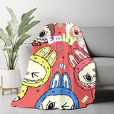 Kawaii Labu Inspired Blanket - Gift For Labu Fans Harajuku Style Animal Blanket