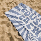 Personalized Cousin Crew Beach Towel with Name, Summer Beach Gift for Cousin, Custom Name Pool Towel, Matching Cousin Trip Gift, Family Vacation Gift