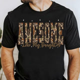 Awesome Like My Daughter T-Shirt, Funny Father’s Day Shirt, Father's Day Shirt, Gift for Dad