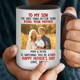 Personalized Mug with Photo and Text - Funny Fathers Day Gifts, Birthday, Anniversary