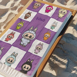 Cute Personalized Beach Towel, Personalized Name Bath Towel, Custom Pool Towel, Beach Towel With Name, Outside Birthday Vacation Gift