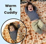 Funny Realistic Food Blanket