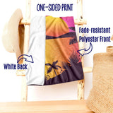 Permanent Vacation Personalized Name Beach Towel - Custom Retirement Towel, Retirement Gifts with Name, Funny Retiree Gift