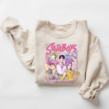 Saja Boys Boy Band T-Shirt, Kpop Demon Hunters Movie Shirt, Bootleg Retro Movie Shirt, Demon Hunters Merch Shirt