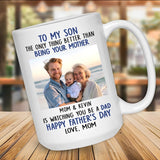 Personalized Mug with Photo and Text - Funny Fathers Day Gifts, Birthday, Anniversary