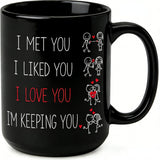 Romantic Mug for Couples - Perfect Gift for Him Her for Valentine's Day Anniversary