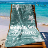 Personalized Cousin Crew Beach Towel with Name, Summer Beach Gift for Cousin, Custom Name Pool Towel, Matching Cousin Trip Gift, Family Vacation Gift