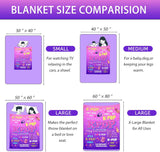 Kpop Easter Basket Stuffers for Girls, Kpop Merch Stuff, Easter Blanket for Teen Girls, Music Gifts for Women Friends K-Pop Fans, Korean Blankets with Trendy for Women, Cozy Flannel Throw 50‘’×60‘’
