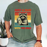 Just A Dad Who Always Came Back With The Milk T-Shirt, Funny Father’s Day Shirt, Father's Day Shirt, Gift for Dad