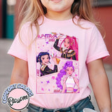 Kpop Demon Hunters T-Shirt Gift for Woman, Jinu Manga, Kpop Huntrix Shirt, Demon Hunter Merch, Kpop Saja Girls Fan Shirt