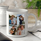 Personalized Coffee Cup With Photo and Text for Dad Husband Son Grandpa