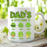 Funny Dad Mug with Kids Names, World's Dopest Dad Mug, Father Daughter Mug, Father and Son, Grandpa Daddy Birthday Gift, Best Dad Ever Gifts
