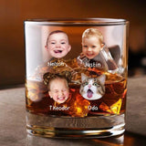 Personalized Dad's Reasons To Drink Whiskey Glass, Dad Birthday Gifts, Father's Day Gift, Rocks Glass, Gift from Daughter, Kids,Grandpa Gift