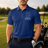 Best Dad Grandpa By Par Personalized Polo Shirt, Father's Day Golf Gift for Dad, Custom Golf Polo Shirt, Gift for Him Dad Grandpa Golf Lover