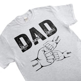 Dad The Man The Myth The Legend - Personalized Shirt Father's Day, Dad The Man The Myth The Legend Shirt, Fathers Day Shirts for Dad Grandpa Papa, Custom Dad Shirts for Men, Gifts for Dad Grandpa