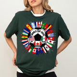 2026 Soccer Cup Shirt, Soccer World Tournament T-shirt, International Game Day Tees, Usa Canada Mexico Football Sweatshirt, Sport Fan Gift