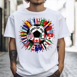 2026 Soccer Cup Shirt, Soccer World Tournament T-shirt, International Game Day Tees, Usa Canada Mexico Football Sweatshirt, Sport Fan Gift