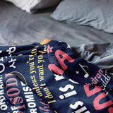 Korean Gift for Women, Korean Blanket for K-Drama Lovers, KDrama Gifts for Women, Kpop Gifts for Girls, Kpop Blankets for Teen Girls, KDrama Presents, K-Drama Lovers 60"X50" Blanket
