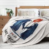 You Are My Penguin Couple Blanket, Romantic I Love You Gift, Valentine Gifts for Boyfriend, Girlfriend, Gift For Wife Husband, Wedding Gift, Anniversary Blanket