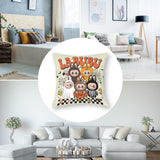 Halloween Horror Spooky Labubu Pillow Cover - Gift For Labubu Fans Harajuku Style Pillow Case