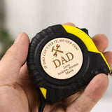 Love Beyond Measure Tape Measure, Fathers Day Gift, No One Measures Up Personalized Tape Measure, Best Dad Ever, DIY Tool Gift for Papa