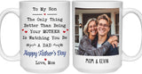 Personalized Mug with Photo and Text - Funny Fathers Day Gifts, Birthday, Anniversary
