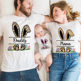 Custom Easter Shirt, Matching Family Easter Shirt, Personalized Bunny Shirt, Bunny Family Shirts, Bunny TShirts, Family Matching T-shirts