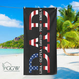Dad Beach Towel, Custom Fathers Day Gifts for Dad, Dad Gifts from Kids, Papa Beach Towel, Summer Pool Towel for Fathers Day, Gift for Dad