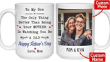 Personalized Mug with Photo and Text - Funny Fathers Day Gifts, Birthday, Anniversary