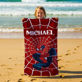 Cute Cartoon Personalized Beach Towel For Kids and Adults