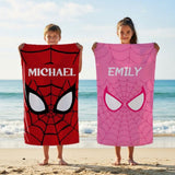 Cute Cartoon Personalized Beach Towel For Kids and Adults