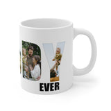 Best Daddy Ever Mug, Custom Father Day Cup, Personalized Photo Collage Mug, Dad Birthday Gift, Father Gift From Son Daughter Wife, Dad Mug