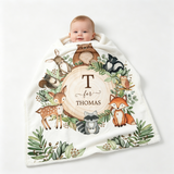 Personalized Name Blanket for Baby Shower, Birthday and Christmas