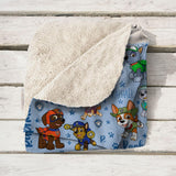 Custom Paw Patrol Blanket, Paw Patrol Blanket Toddler, Baby Blanket, Baby Shower Gift, Baby Gift, Personalized Blanket