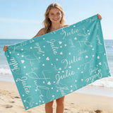 High Quality Personalized Name Beach Towel,Bath Towel, Pool Towel for Kids and Adults