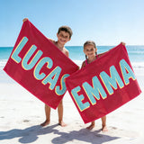 Personalized Name Beach Towel for Kids and Adults