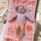 Personalized Name Towel for Beach Bath Pool, Customizable Beach Pool Bath Towel for Kids and Adults